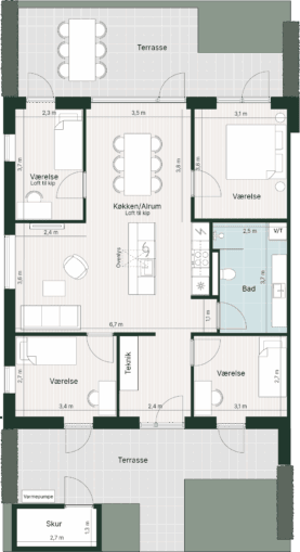 Plantegning for: Kongeparken 9
