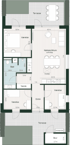 Plantegning for: Kongeparken 12