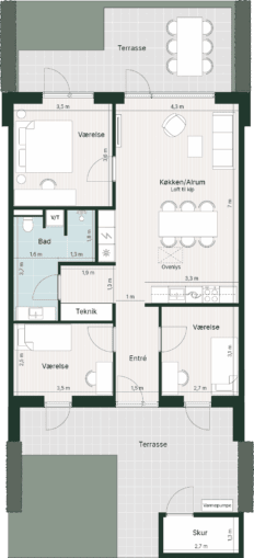 Plantegning for: Kongeparken 23