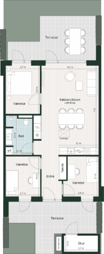 Plantegning for: Kongelunden 13